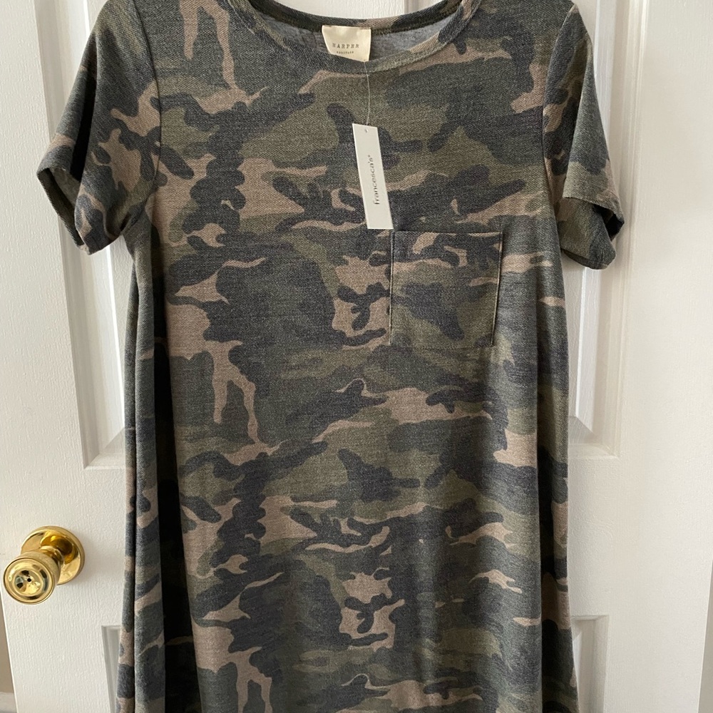 Camo tshirt dress